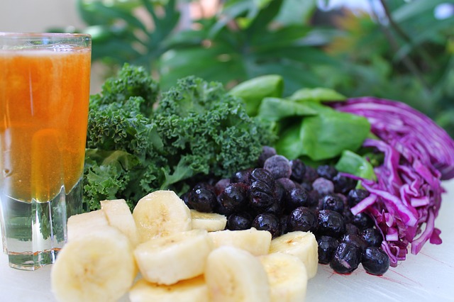 Fresh fruits and vegetables