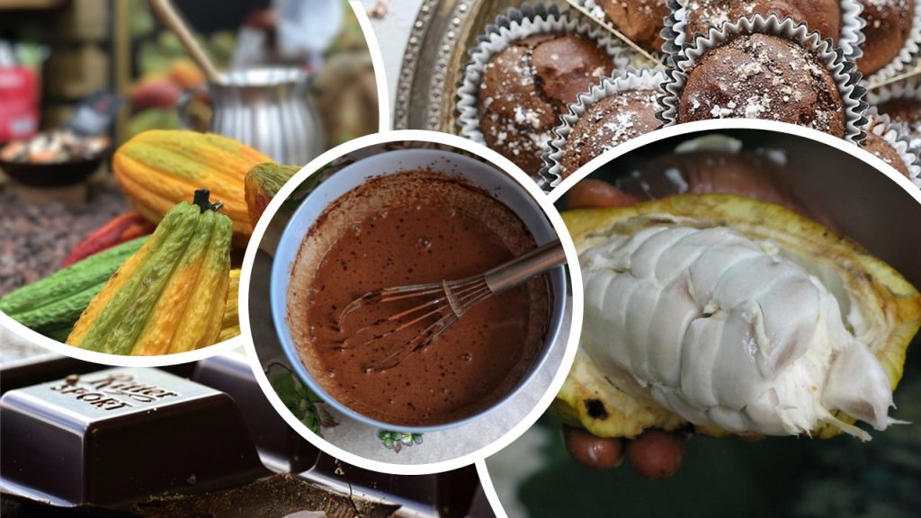 Various chocolate foods
